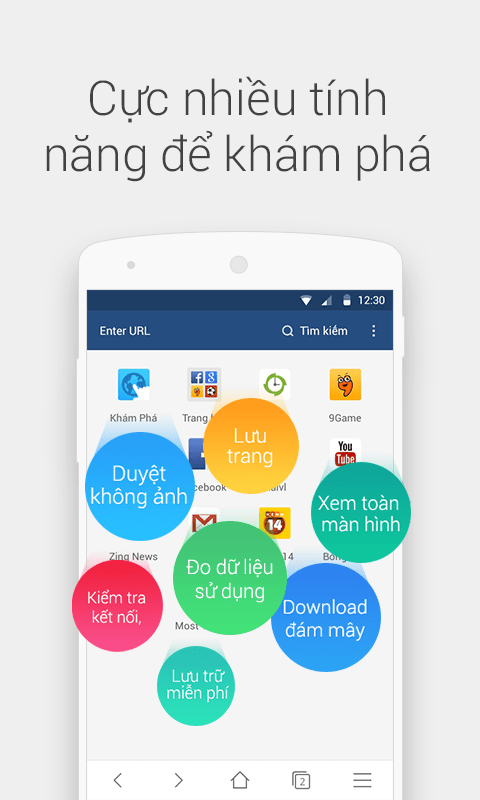Tải UC Browser mini cho android