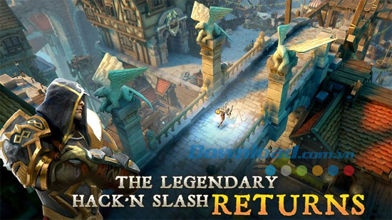 Giao diện trong Dungeon Hunter