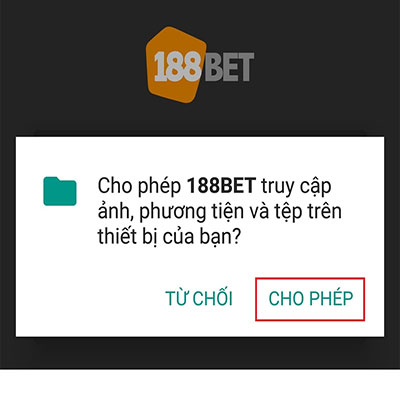 Hướng dẫn tải 188BET Mobile 02