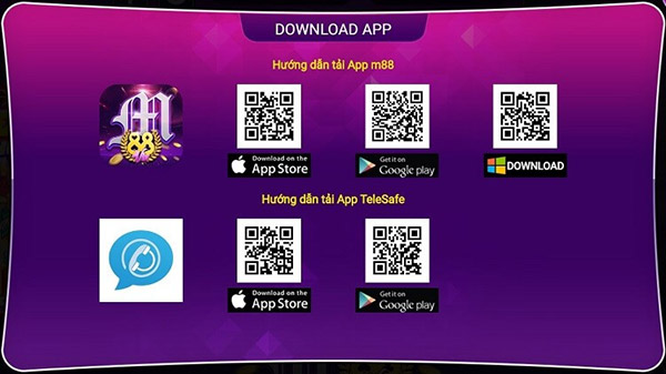 Hướng dẫn tải App cá cược M88 01