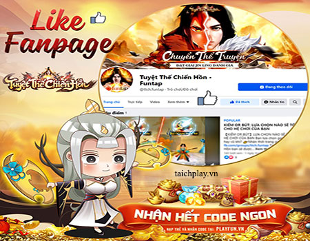 Code, GiftCode Tuyệt Thế Chiến Hồn 02