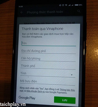 Hướng dẫn các bước nạp thẻ Ngạo Thế Phi Tiên 04