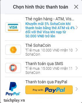 Hướng dẫn các bước nạp thẻ Vương Thần Mobile 03