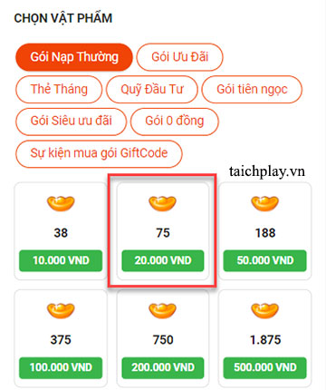 Hướng dẫn nạp thẻ Tuyệt Thế Chiến Hồn qua SMS 02