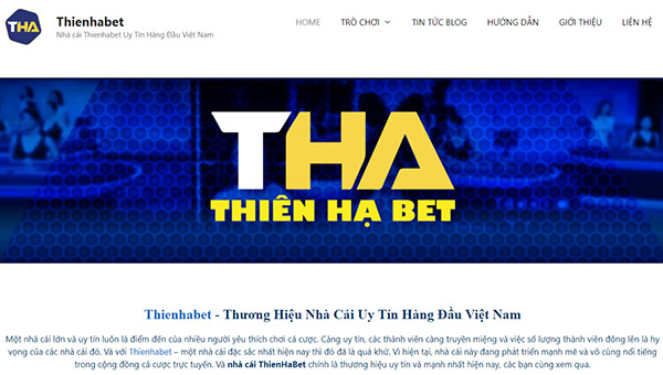Chơi cá cược thể thao tại nhà cái thienhabet 01