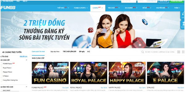 Cá cược bóng đá tại Fun88 VN Mobile 01