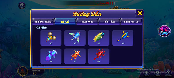 Cách chơi Bắn Cá Đại Dương cho người mới 03