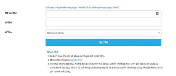 Hướng dẫn cách rút tiền Fun88 06