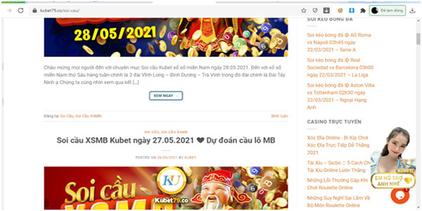 Soi cầu Onlien nhà cái soi cầu 3 miền Kubet79 01