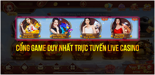 Nhà cái CF68 hỗ trợ những tựa game nào? 01