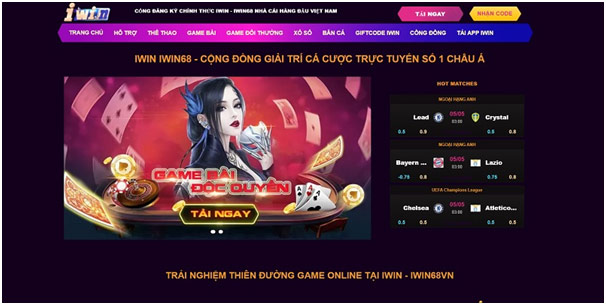 Giới thiệu IWIN - Cổng game bài cá cược uy tín 01