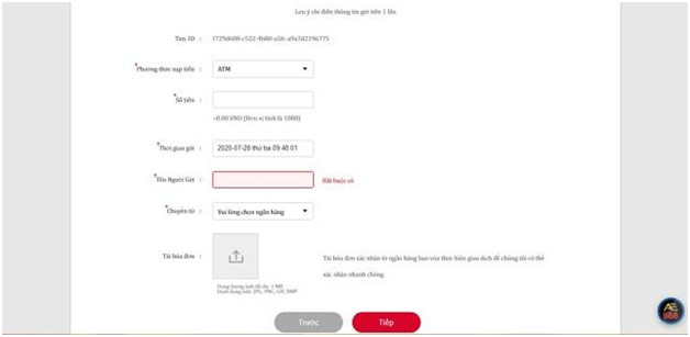 Hướng Dẫn NẠP/RÚT TIỀN TẠI AE888 02