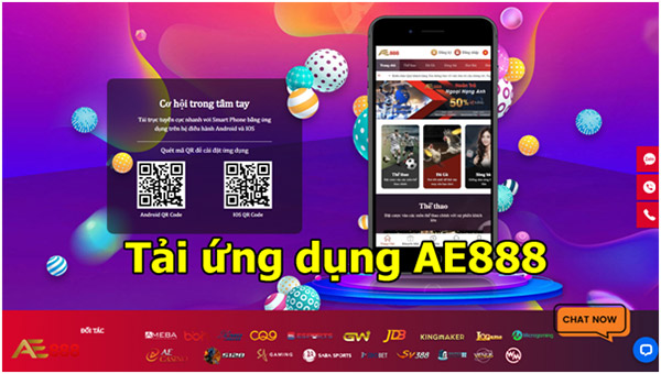 Link tải App AE888 cho điện thoại Android và Iphone iOS mới nhất 02