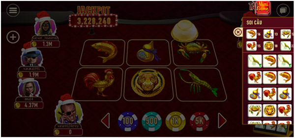 Cách chơi Bầu cua tại cổng game đình đám Man club 04