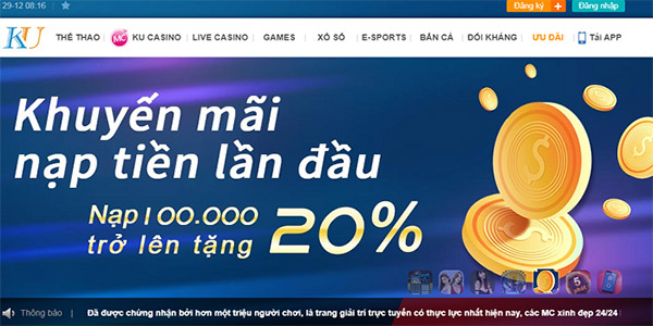 Tải app Kubet88 - Khuyến mại