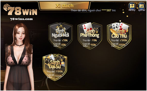 Cách chơi xì dách cực kỳ đơn giản và dễ thắng tại nhà cái uy tín 78win 04