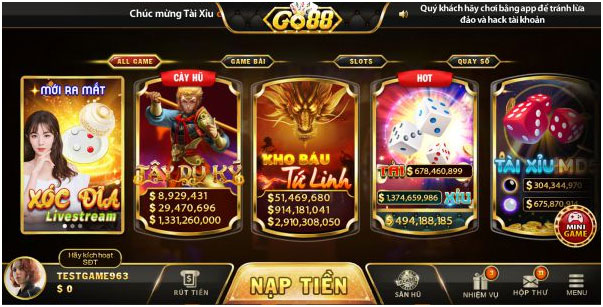 Go88 - Trò chơi online đổi thẻ cào cược thật đổi thưởng thật 03