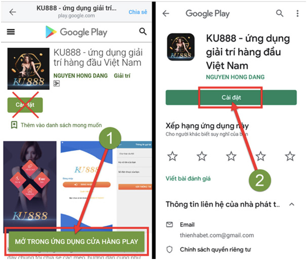 Cách tải kubet về điện thoại 01
