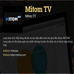 Mi tom.net hỗ trợ phát sóng bóng đá trực tuyến cực hay icon