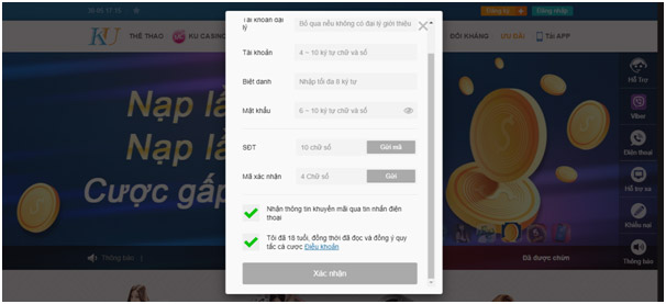 Đăng ký Kubet Nhận Khuyến mãi 500k 03