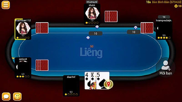Hướng dẫn đánh Liêng chi tiết 02