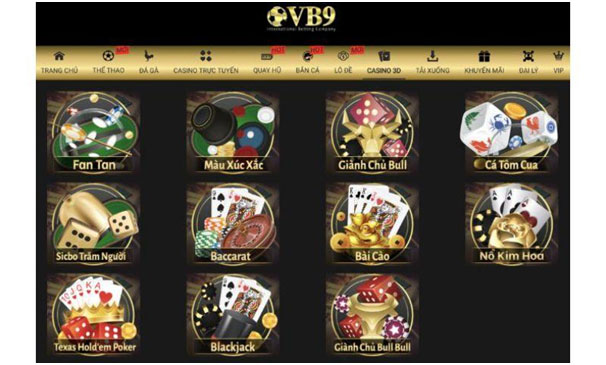 Vua bai9 - Tham gia cá cược Casino uy tín, đỉnh cao 1