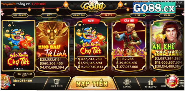 So sánh game nổ hũ giữa Go88 và Iwin Club 1
