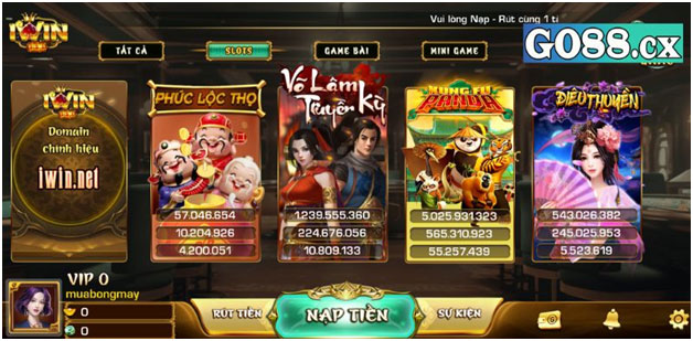 So sánh game nổ hũ giữa Go88 và Iwin Club 2