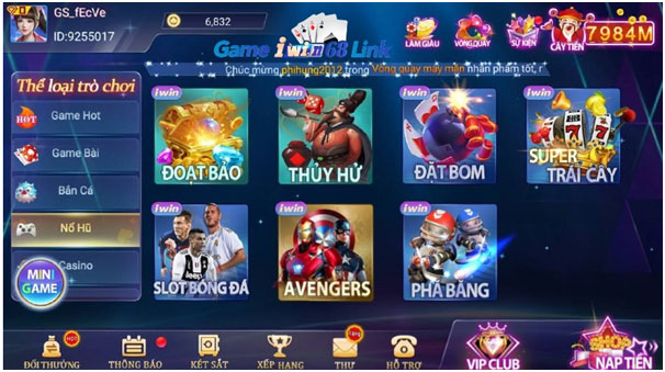 So sánh game nổ hũ giữa Iwin68 và Go88 1